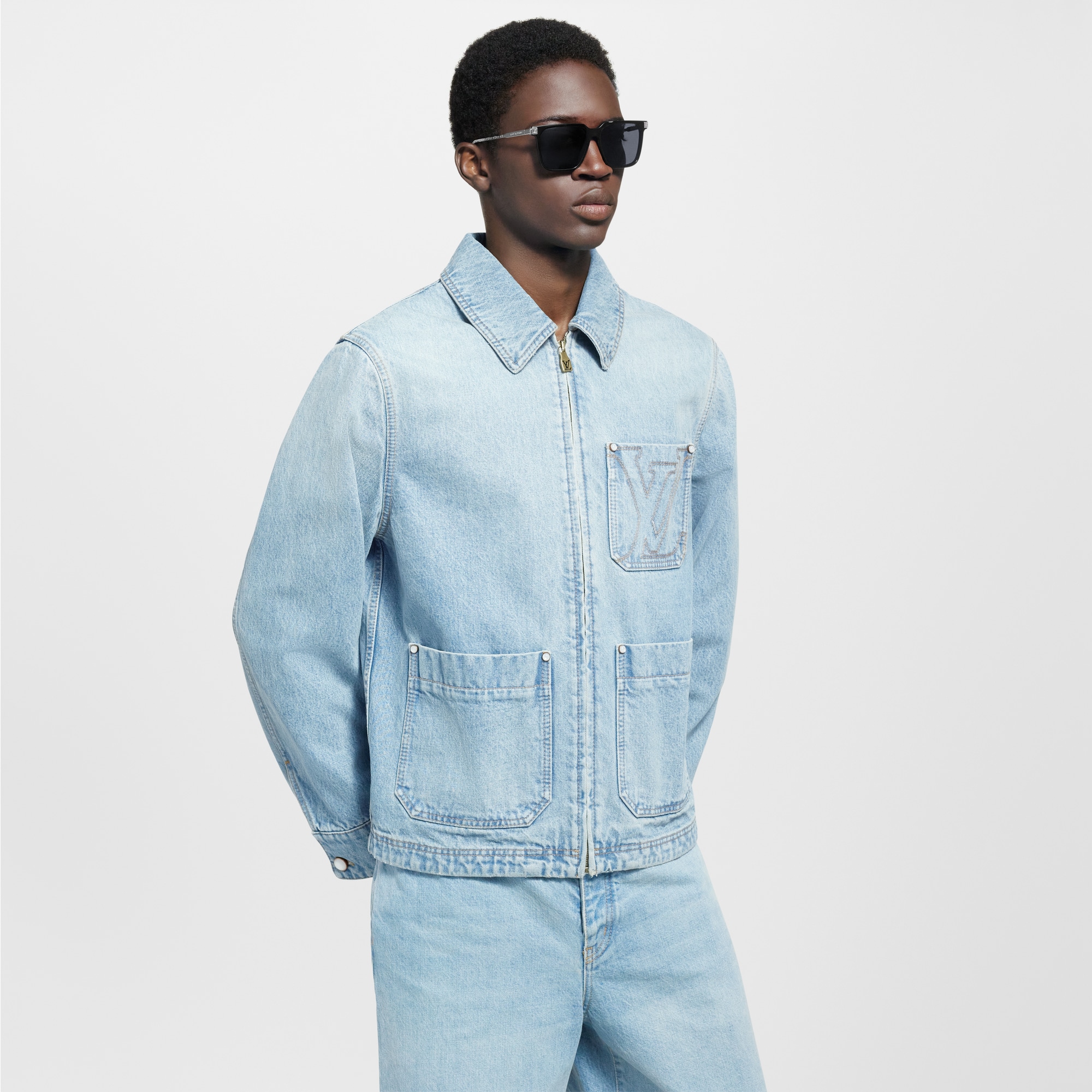 Workwear LV Denim Jacket - Ready-to-Wear | LOUIS VUITTON